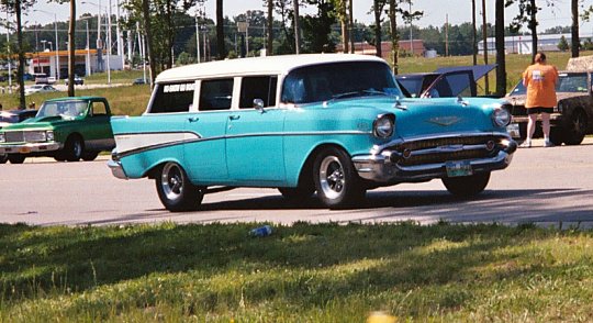 So when's the last time you saw a 1957 Chevy Nomad